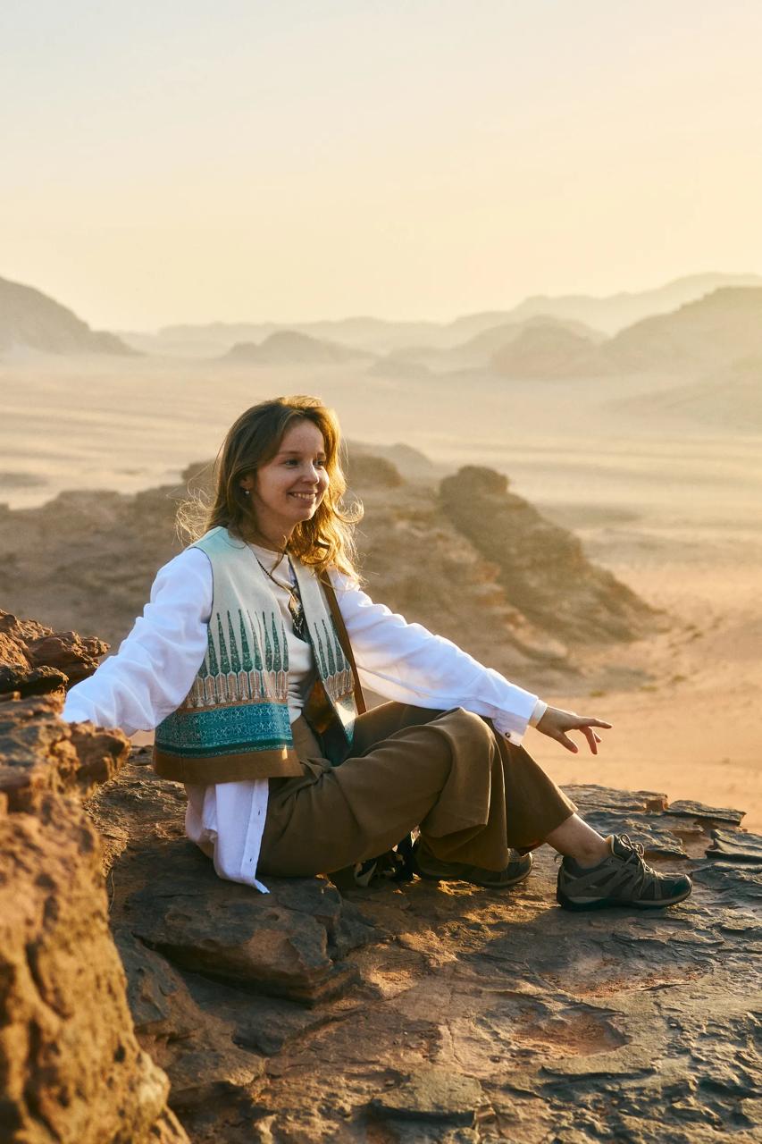 Yulia in Wadi Rum